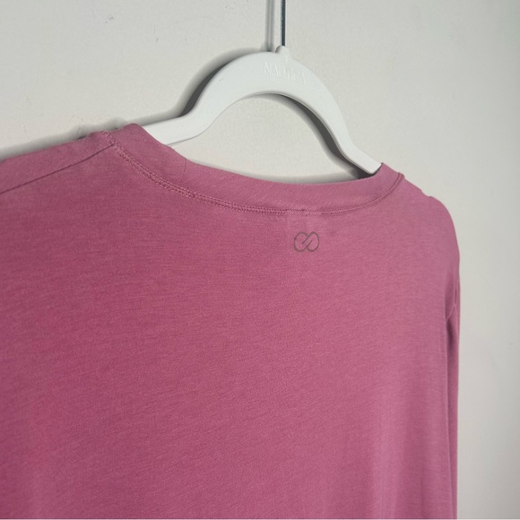 Calia by Carrie Underwood Long Sleeve Twist Trap Front Activewear Outdoor Pink M - Picture 6 of 12